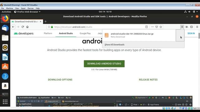 How to install Android Studio on Ubuntu Linux смотреть онлайн