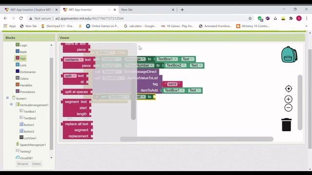 How To Make A Texting App In MIT App Inventor 2