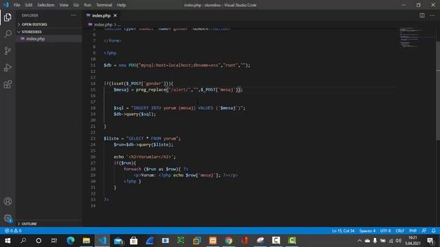 PHP Yazılım Güvenliği - Stored XSS, Insert SQL Injection смотреть онлайн