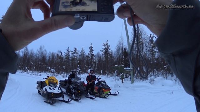 Touring in Swedish Tornedalen and Finland with Skidoo Tundra 600 ACE LT смотреть онлайн