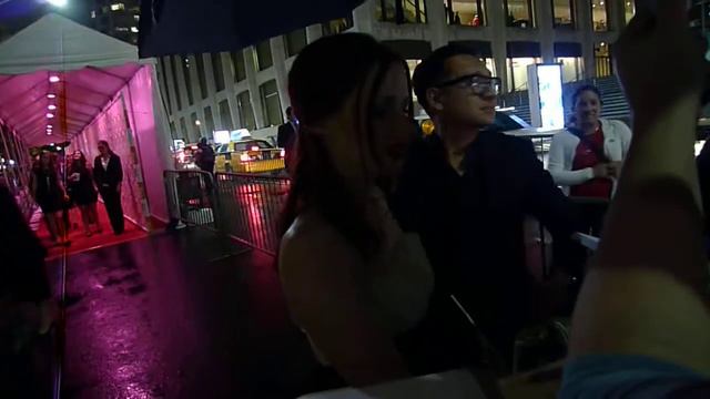 Hani Furstenberg promoting Julia Loktev The Loneliest Planet signing autographs at NYFF 2011 смотреть онлайн