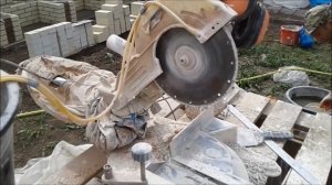 Мангал из гиперпрессованного кирпича. Этапы строительства.