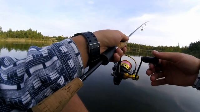 Бешенный клёв щуки, на поверхностные приманки. смотреть онлайн