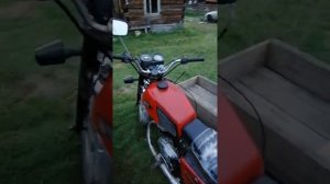 Иж Планета 5. Поставил новую катушку, результат на видео