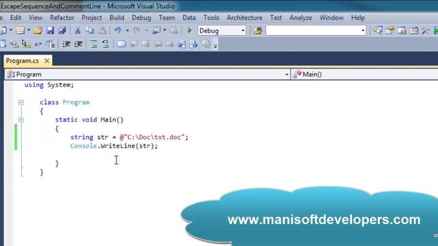c#.Net in Tamil part 5-Escape Sequence And CommentLine смотреть онлайн