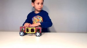 Магнитный конструктор Магформерс. Строим машины. Magformers magnetic building