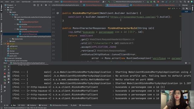 Java + Spring Webflux - Consumindo a API do Rick and Morty com o webclient #java #webflux #backend смотреть онлайн