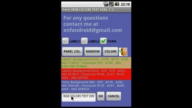 COLORS ANDROID RGB ANDROID APPLICATION PANTONE ANDROID FOR DEVELOPING FORM LABEL LAYOUT LOGO смотреть онлайн