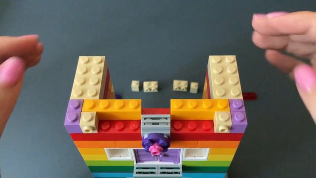 RAINBOW DOLL HOUSE Lego classic 10715 ideas How to build смотреть онлайн