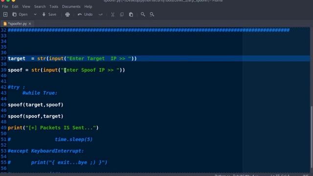 5 - برمجة arp spoofer الجزء الاول | python security level 2 смотреть онлайн