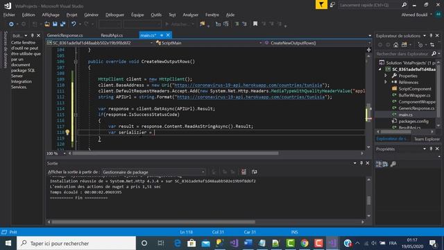 SSIS Get Data From API (SSDT 2017) смотреть онлайн