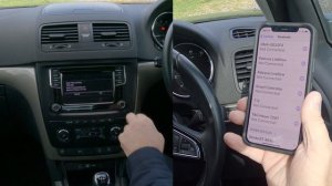 How to pair a mobile to the bluetooth audio system in a 2017 SKODA Yeti