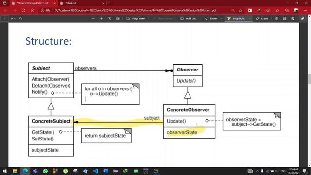 Observer Design Pattern смотреть онлайн