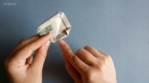 Денежная капуста • Оригами кусудама Капуста из денежной купюры • Money Origami Kusudama [Без Клея]