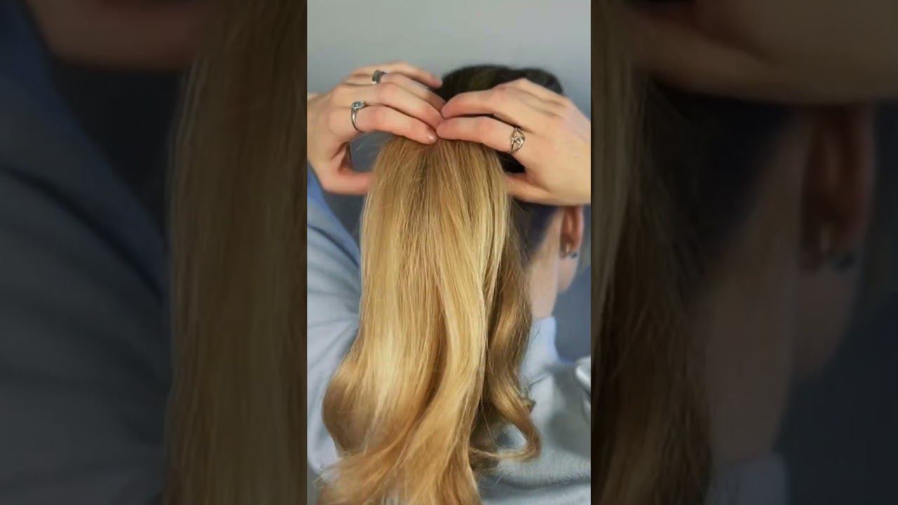 Роскошная прическа. Мегаобъем! #объемныйхвост смотреть онлайн