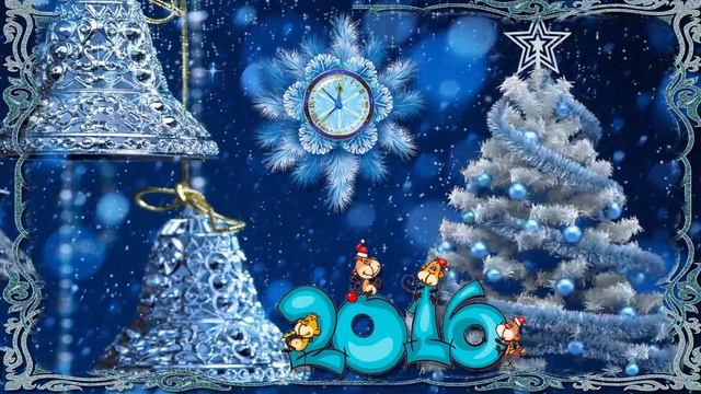 Футаж Новогодний 2016 год. Скачать футаж бесплатно смотреть онлайн