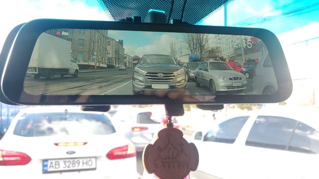 Результат установленного видеорегистратора Xiaomi 70mai Mirror Midrive D07 + Задняя камера RC05 смотреть онлайн