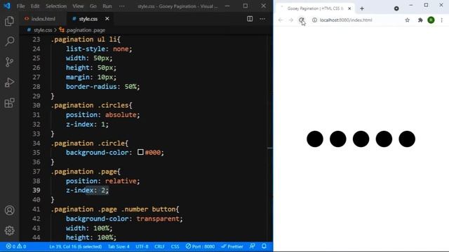 Gooey Pagination | HTML CSS & JS (GSAP 3) смотреть онлайн