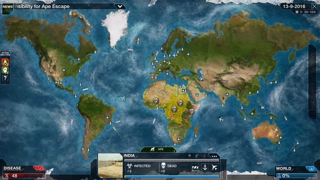 Let's Play Plague Inc Evolved Episode 10 Simian Flu смотреть онлайн