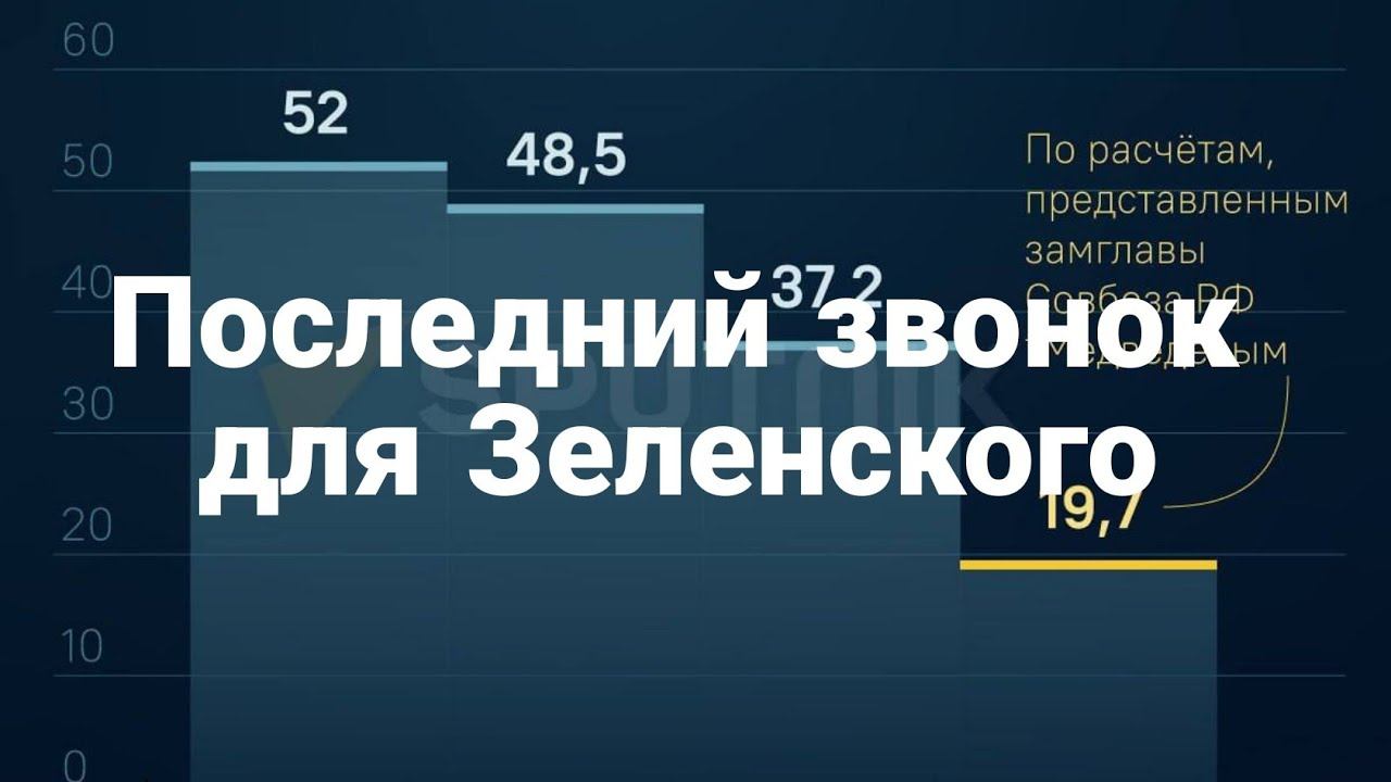 П0СЛЕДНИЙ ЗВ0Н0К ДЛЯ Зеленских