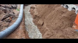 ДРЕНАЖ ВОКРУГ ДОМА ПОД ОТМОСТКОЙ !!!