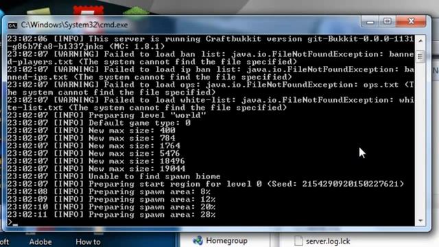 How To Make A 1.4.6 Minecraft Bukkit Server (with plugins) - PC смотреть онлайн
