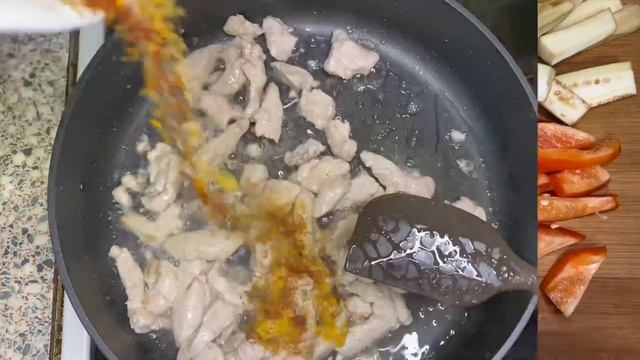 #սպագետտին սոյայի սոուսով և բանջարեղենով/ #Спагетти с овощами и соевым  соусом/