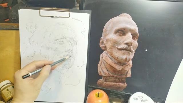 Эфир Набросок Портрет 3D Самоизоляция смотреть онлайн