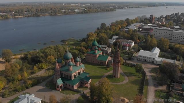 Полет над городом. Ярославль. смотреть онлайн