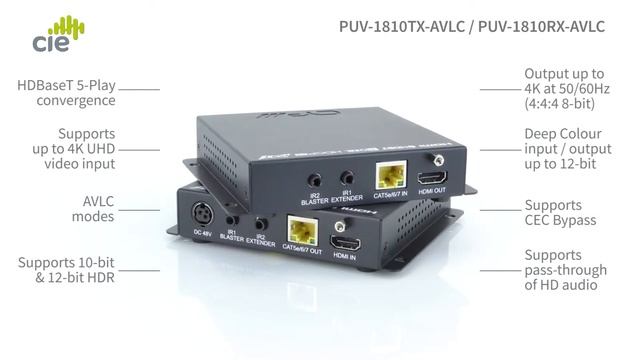 CYP PUV-1810TX-AVLC & PUV-1810RX-AVLC HDBaseT HDMI Extender Set смотреть онлайн