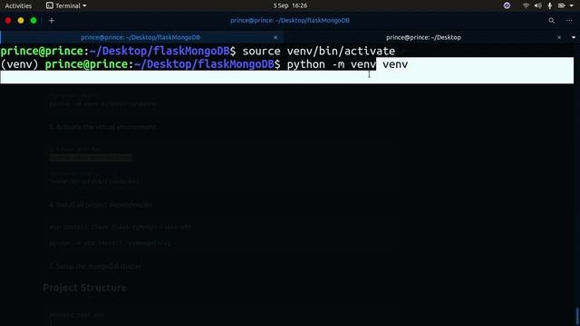 Flask and MongoDB w/ Flask-pymongo | Project Setup смотреть онлайн