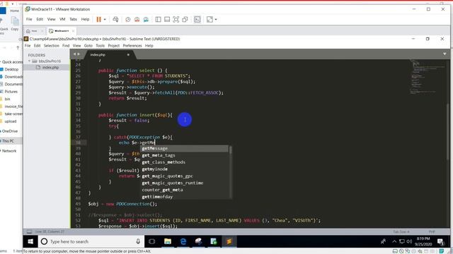 3 PHP With Oracle Retrieve And Insert Data смотреть онлайн