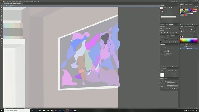 3D Perspective Vector Art in Adobe Illustrator CC | Speed Art смотреть онлайн