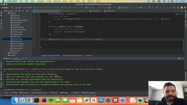 Convert ChatGPT response into an array using Laravel 10 смотреть онлайн