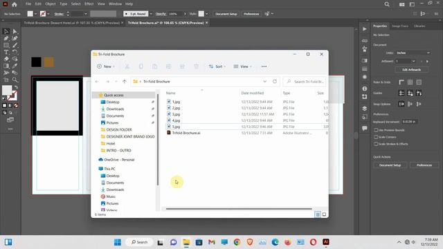 ✅ How to Create a Trifold Brochure Design in Illustrator | Adobe Illustrator Tutorial смотреть онлайн
