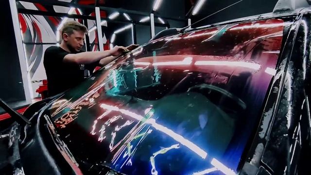 Тонирование Renault Sandero в атермальную хамелеон-пленку DAYTONA смотреть онлайн