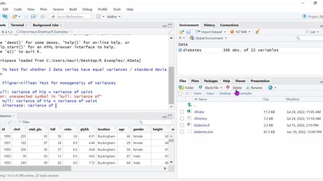 [Statistics with R] 6 - Fligner-Killeen Test for Homogeneity of Variances смотреть онлайн