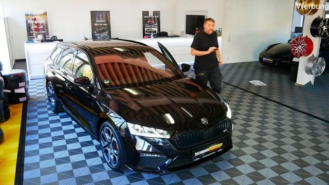 SKODA OCTAVIA 4 RS PLUS # Black Magic Perleffekt смотреть онлайн