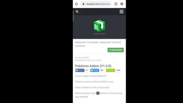 how to download real pixelmon mod in minecraft pocket edition