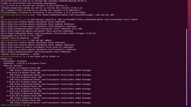 Instalando Docker en Ubuntu 20.04 смотреть онлайн
