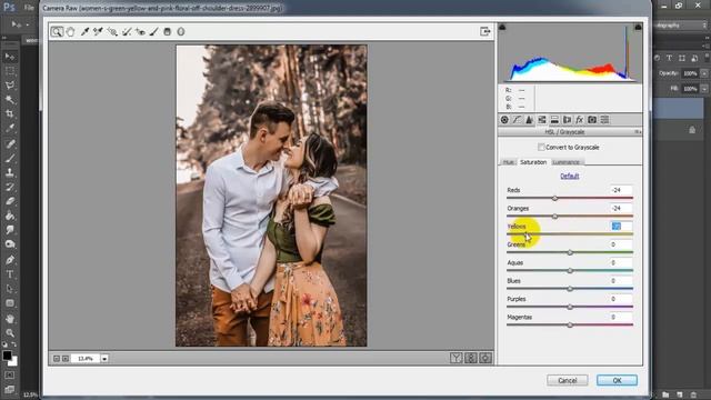 How To Edit Camera Raw Photos In Photoshop CC 2020 Portrait Effect Tutorial смотреть онлайн