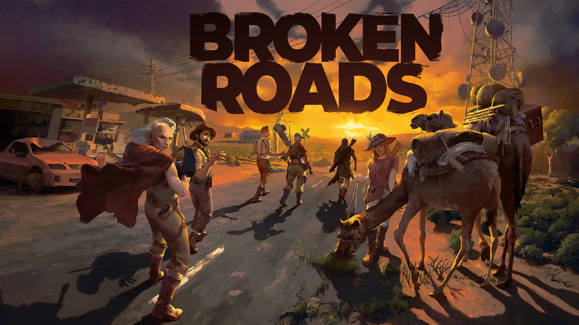 BROKEN ROADS. Gameplay. DEMO. Обзор. смотреть онлайн