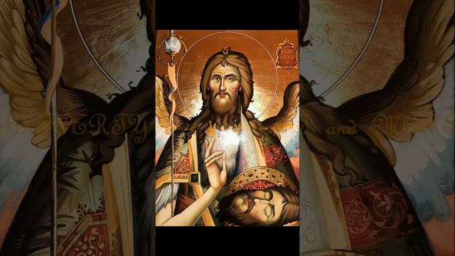 BYZANTINE ART, ICON of SAINT JOHN the BAPTIST, christian orthodox iconography смотреть онлайн