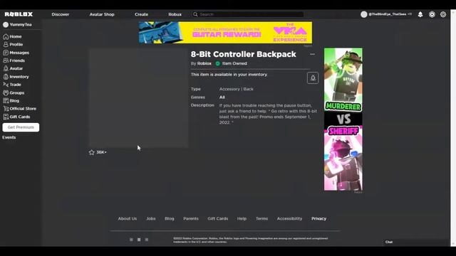 NEW 8-BIT CONTROLLER ACCESSORY - ROBLOX смотреть онлайн