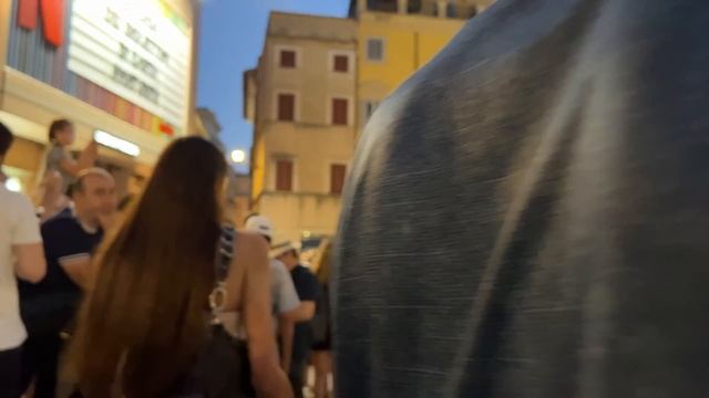 [4K]?? Italy Summer Night Walk: Rome/ From Piazza di Spagna to Pantheon?️via Fontana di Trevi 2022 смотреть онлайн