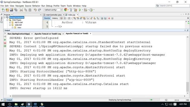 20-Spring MVC - Project Work | Web Page Layout, HTML(Contact App)- By eZeon смотреть онлайн
