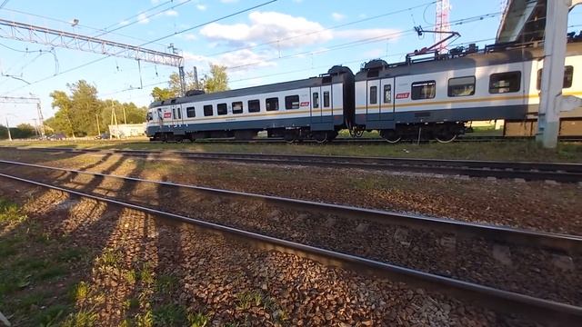 Отправление Электропоезда эп2д со станций дорохово Поезд Проехал станцию // 25 июля 2021 смотреть онлайн