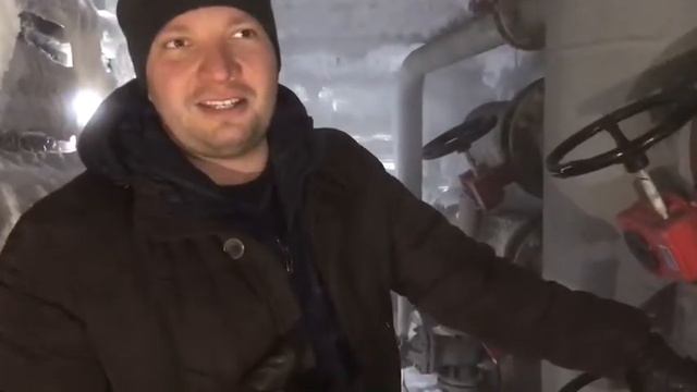 Башенная градирня Норильского рудника "Заполярный". Узел переключения. смотреть онлайн