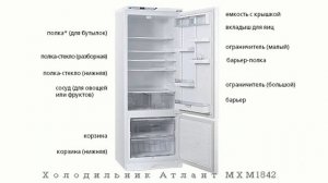 Холодильник АТЛАНТ МХМ 1842 62 белый