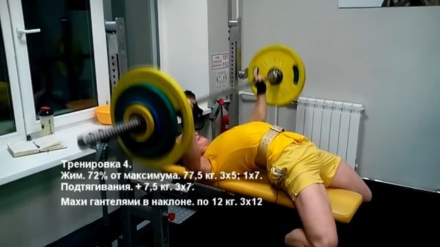 Жим лежа. Программа Стандарт (Суроветский) смотреть онлайн